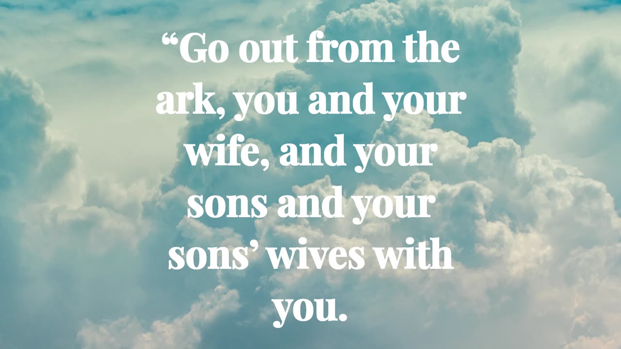 Genesis Chapter 8: Noah's Ark and the Covenant - God's Promise | The Bible Corner