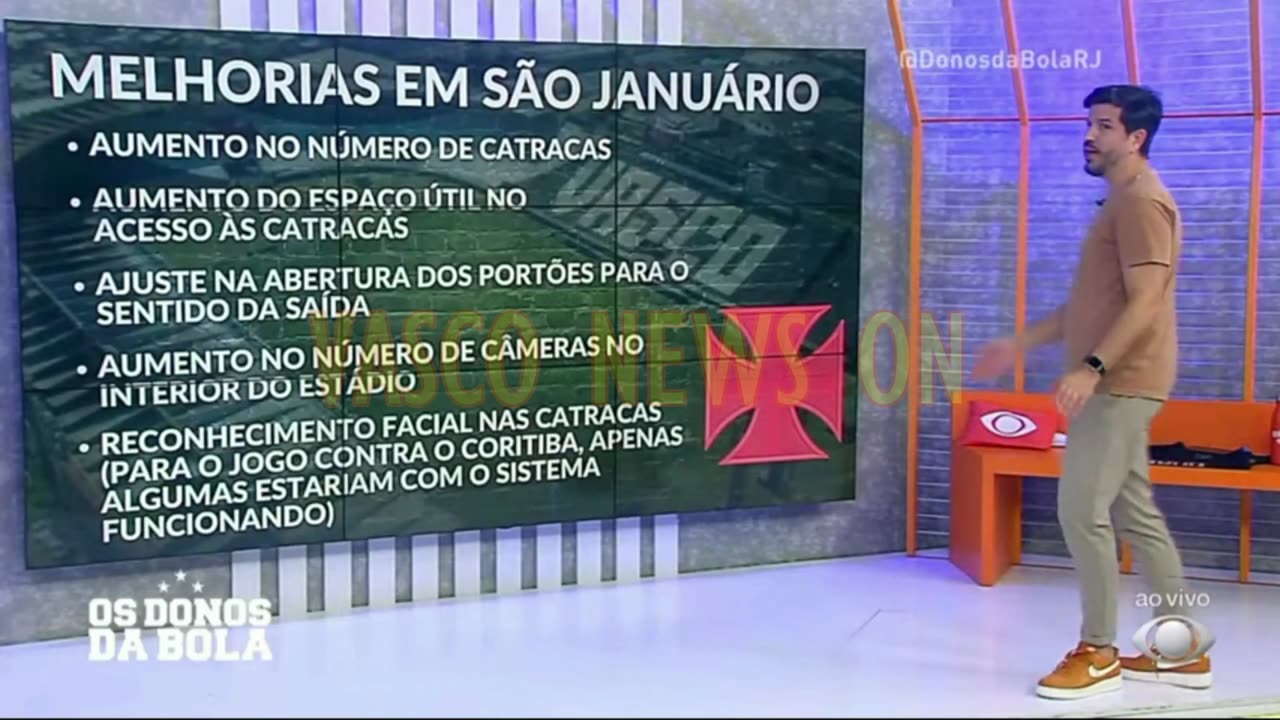 GLOBO ESPORTE VASCO COMPLETO -QUINTA-- VASCO AVANÇA NA LIBERAÇÃO DE SJ-NOTÍCIAS DO VASCO HOJE