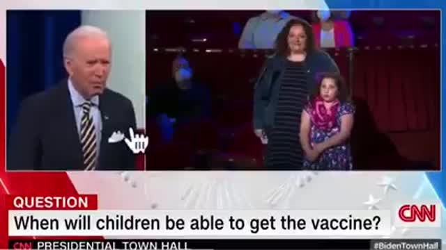 PRESIDENT BIDEN ON CHILDREN + INFECTIONS + VACCINES