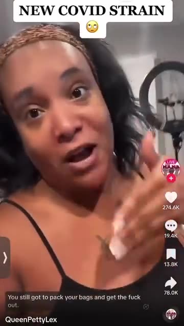 Be Like This Lady - New Covid Strain - GTFO Bye-den!