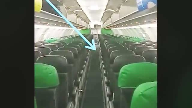 ghost on the plane creepy video