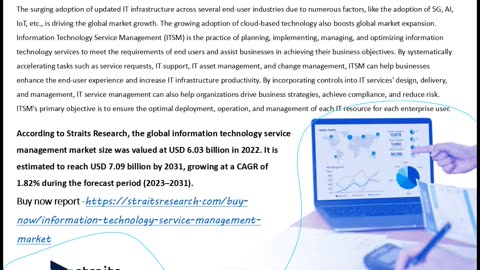 Information Technology Service Management Market Report 2023-2031 | Growth, Trends, and Key Players