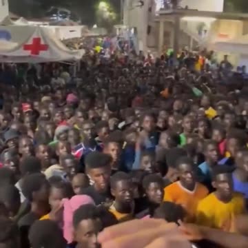 Lampedusa, Italy Immigration out of control- With the MSM focused on Israel