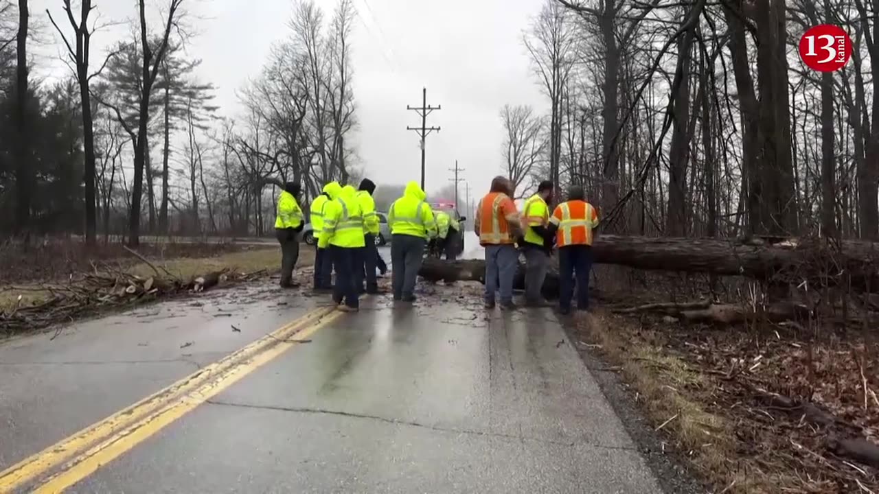 Seven killed as storms batter US South and head Northeast