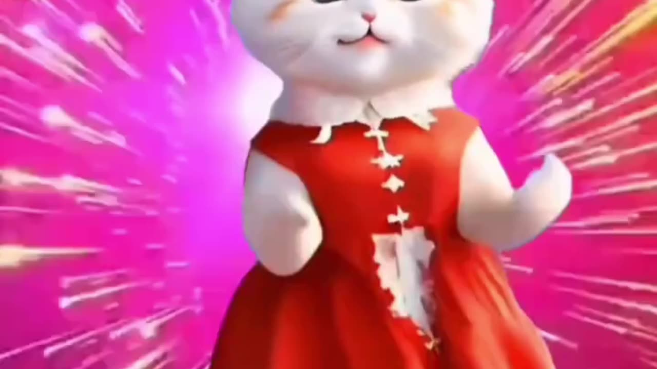 Funny cute cat cat dance