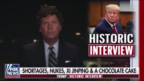 Tucker was impressed DJT knowledge of world politics and best path forward