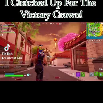 I Clutched Up For The Victory Crown! #fornite #zerobuilds #trio #clutch #flintnock #shorts #clips