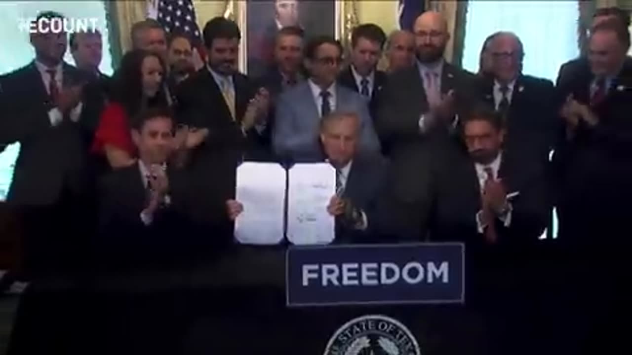 Tx Gov Greg Abbott signs a bill to prohibit private employers from mandating the COVID-19 vaccine