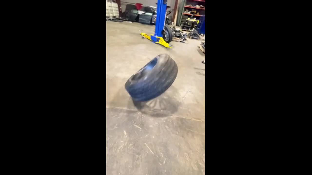 Deformation of automobile tires
