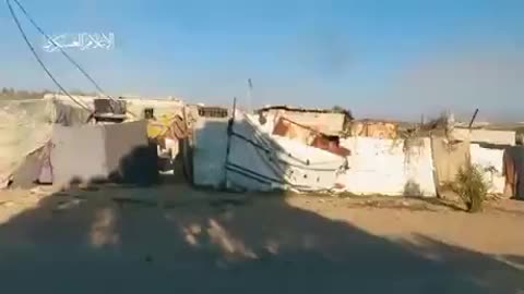 IDF soldiers destroying Palestinian tents