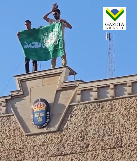 Manifestantes invadem embaixada sueca após queima do Alcorão