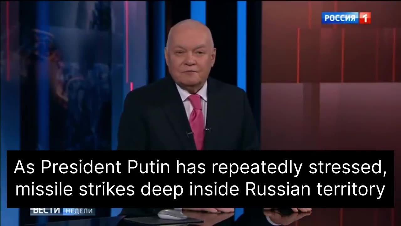 Russian State TV Discusses Nuclear Escalation Over Biden's Deep Strikes Decision