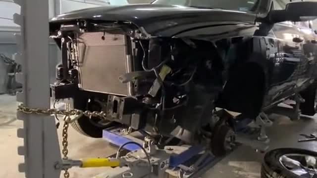 Frame repair of automotive sheet metal