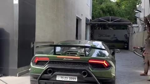 Lamborghini car attitude video