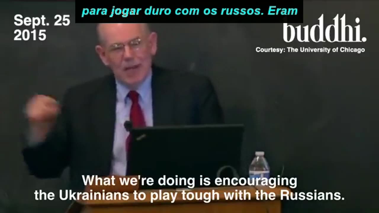 Palavras proféticas do professor John Mearsheimer em 2015: