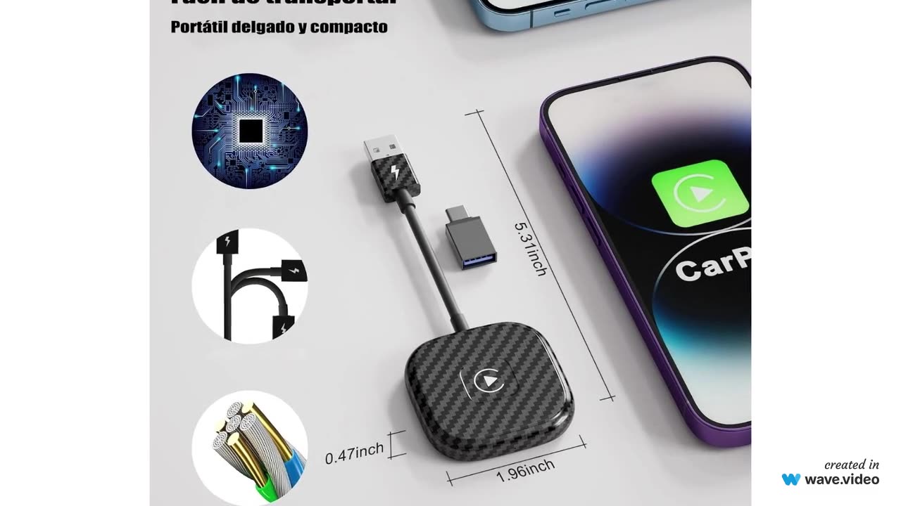Reseña del Adaptador Inalámbrico CarPlay: Transforma tu Coche en un Centro de Entretenimiento
