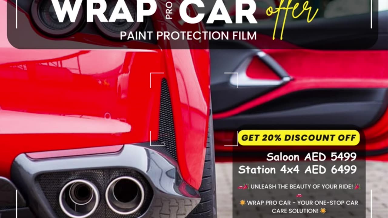 Paint Protection Film Offer