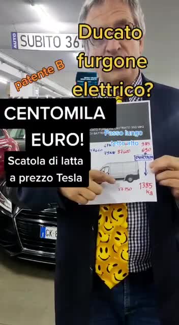 Ducato elettrico a 100000 euro!