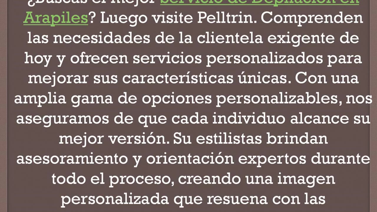 Consigue el mejor Servicio de Depilación en Arapiles