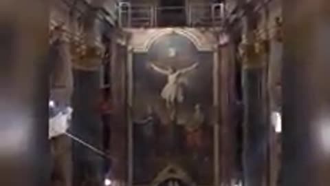 Satanismus v Kyjevem obsazených pravoslavných kostech na Ukrajině 2