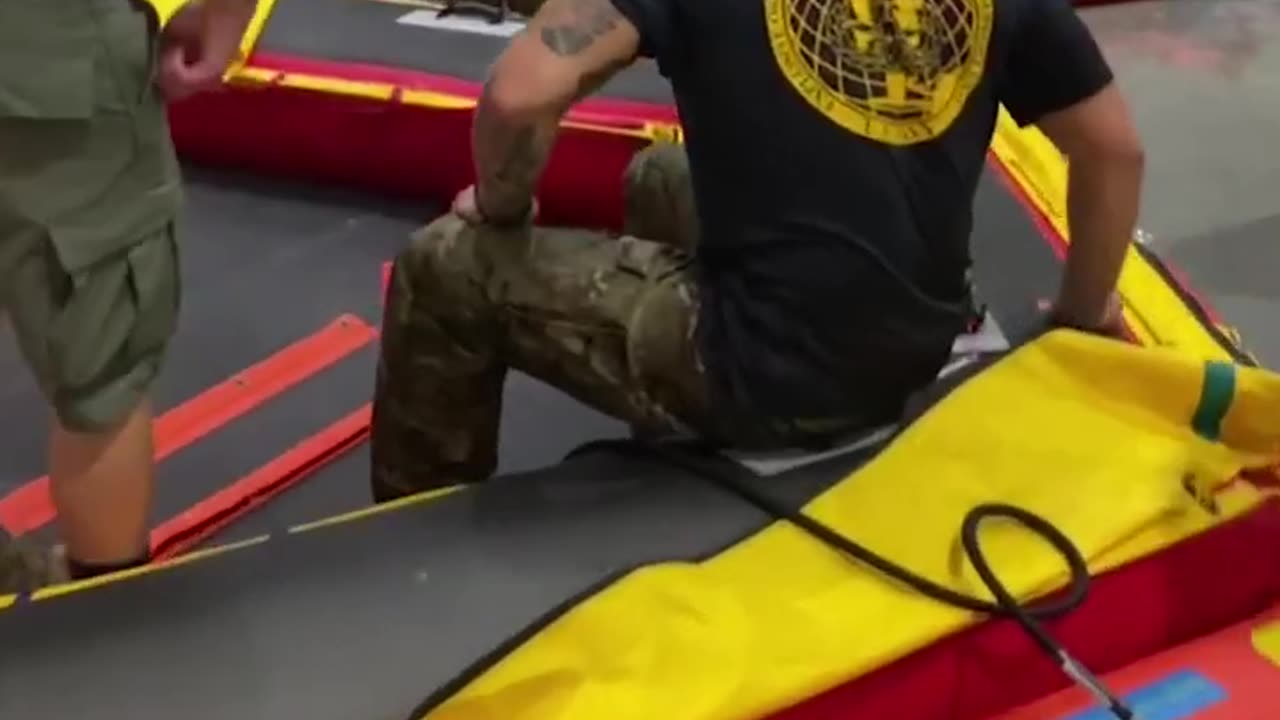 Making a splesh with artimis II recovery training