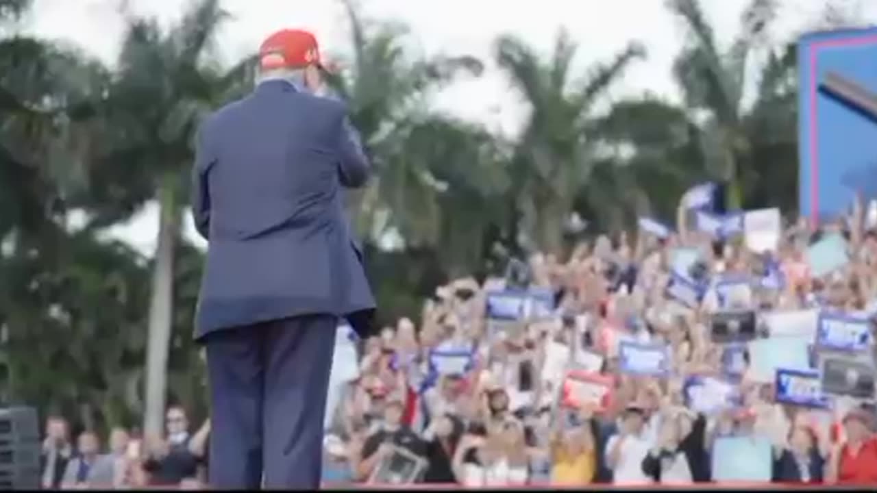 Trump doesn't chase after his opponents.