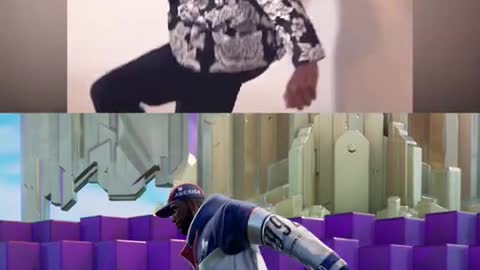 NEW Side Shuffle Emote IRL vs IN GAME