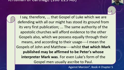 New Testament reliability - Synoptics authorship 8