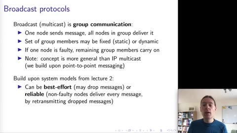 Distributed Systems 4.3: Broadcast ordering