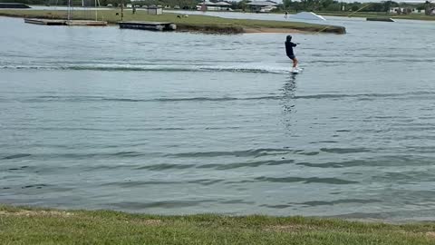Wake boarding