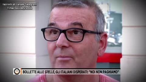 BOLLETTE ALLE STELLE - GLI ITALIANI DISPERATI - NOI NON PAGHIAMO
