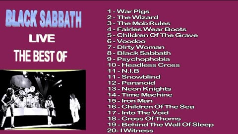 BLACK SABBATH - LIVE - THE BEST OF