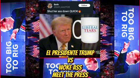 Alpha Sigma El Presidente Trump vs Msnbc Radical Left Woke Ass Meet The Press