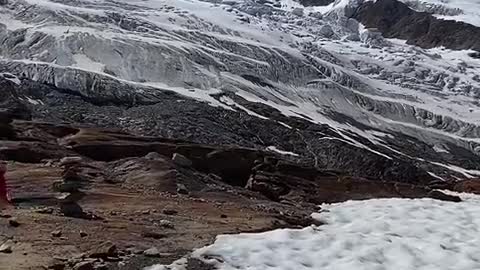 Beautiful snow-capped mountains