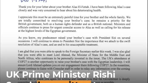 Jailed Egyptian activist stops drinking water during COP27