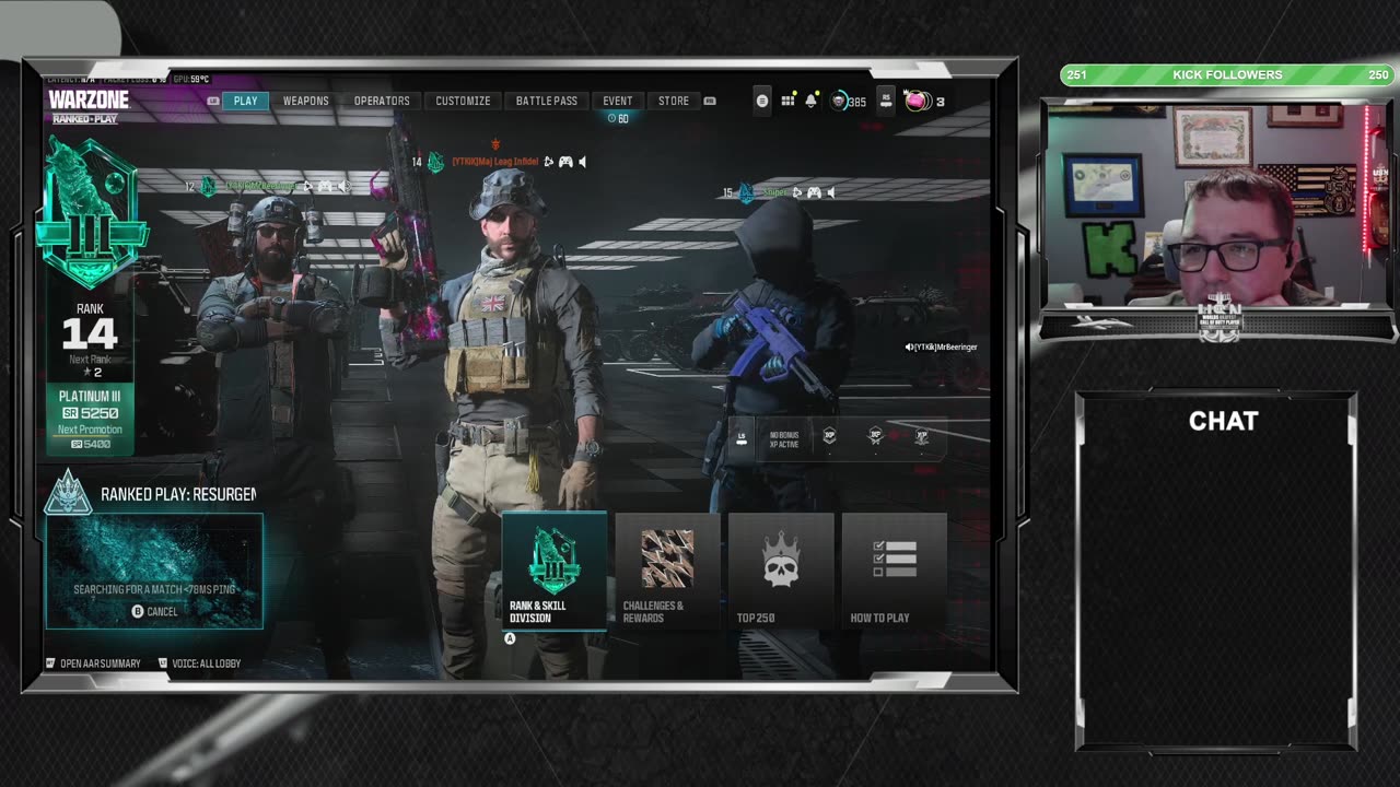 🟢SEASON 2 RELOADED!! Resurgence! Ranked! Diamond grind!🟢 #callofduty #warzone #cod
