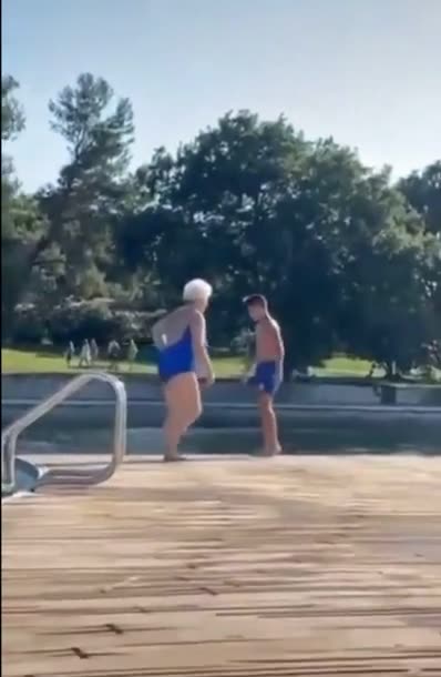 Little Timmy just couldn’t take grandma shit anymore