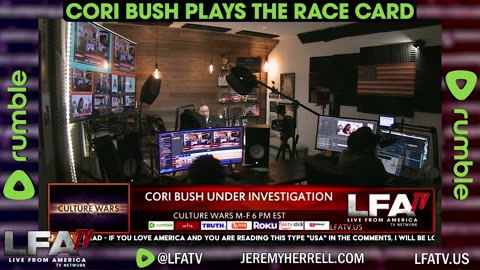CORI BUSH PLAYS THE RACE CARD!!