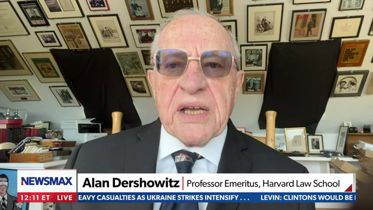 Newsmax - Dershowitz: There's fault on both sides