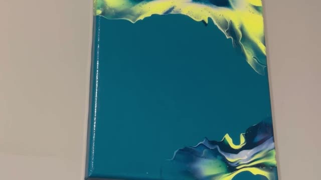 🥳Christmas Sale #4 Turquoise Dutch Pour #supportlocalartists #christmasgifts #shoplocal