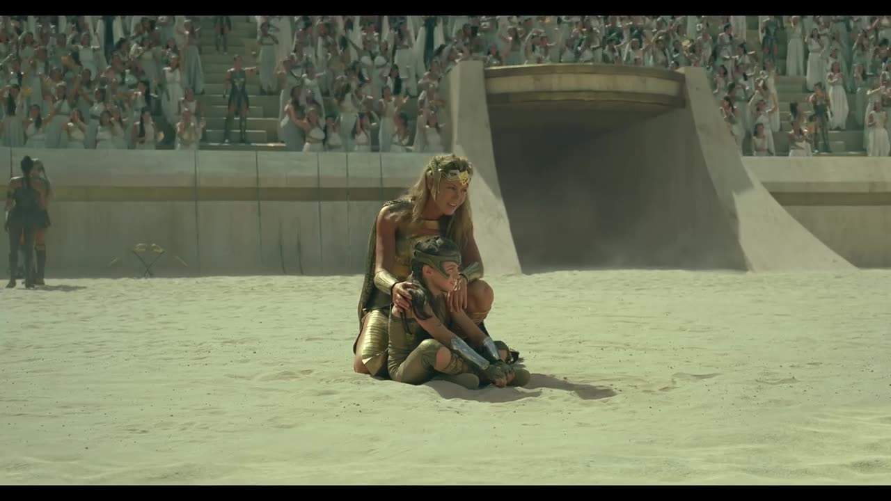 | Young Diana Takes on The Amazon Games | Warner Bros. Entertainment