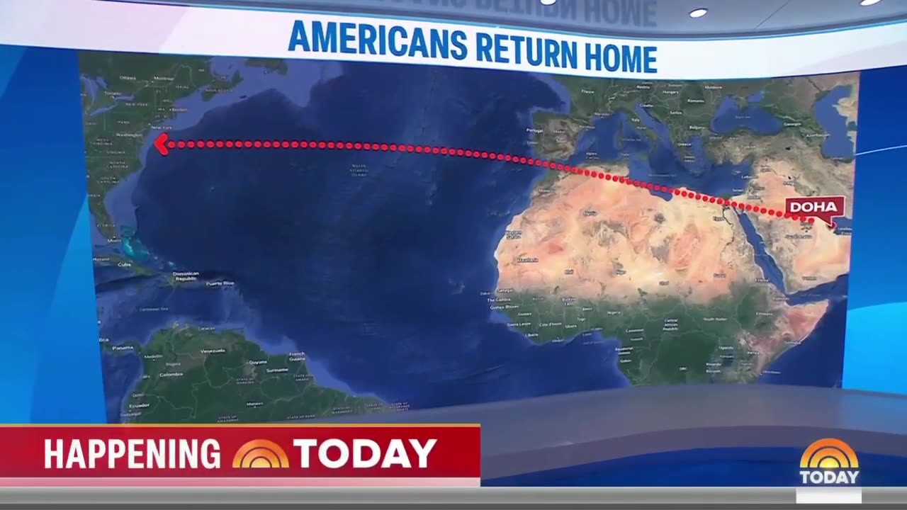 American prisoners freed from Iran return to th US