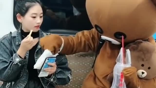 Brown bear funny tiktok moments