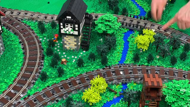 Lego Train Layout finished