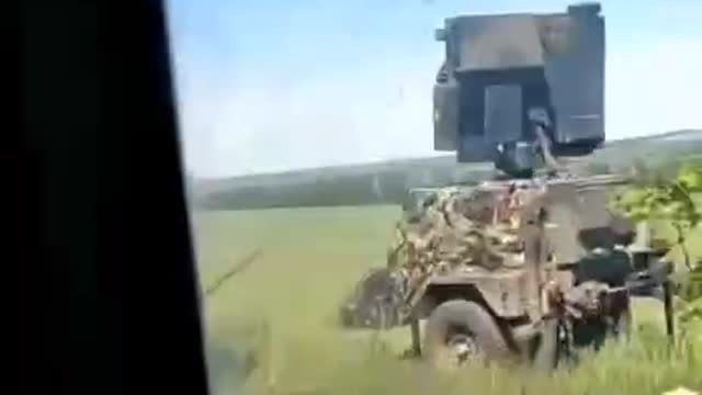 Ukrainian forces operating a counter-battery radar