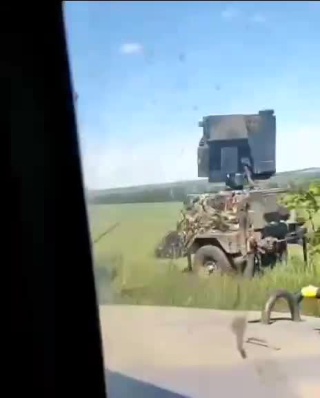 Ukrainian forces operating a counter-battery radar