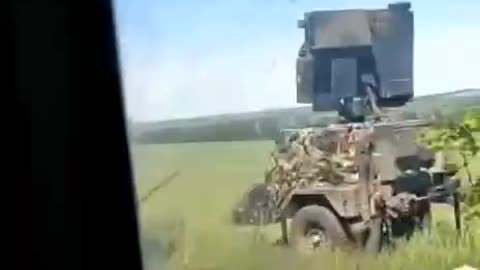 Ukrainian forces operating a counter-battery radar