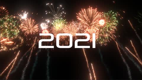 Filming the celebration New Year 2021