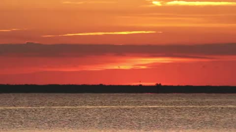 sunrise over the indian river