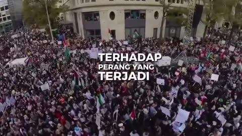 Demo Dukung Palestina di Washington DC USA